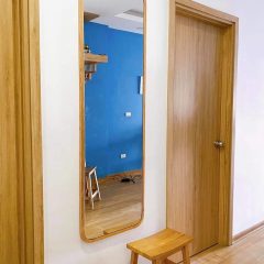 Gương treo tường khung gỗ hình chữ nhật