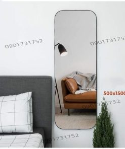 Gương treo tường toàn thân khung thép kích thước 50x150cm